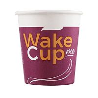Стакан бумажный одноразовый WakeMeCup 100 мл 60 шт. HB62-120-0733